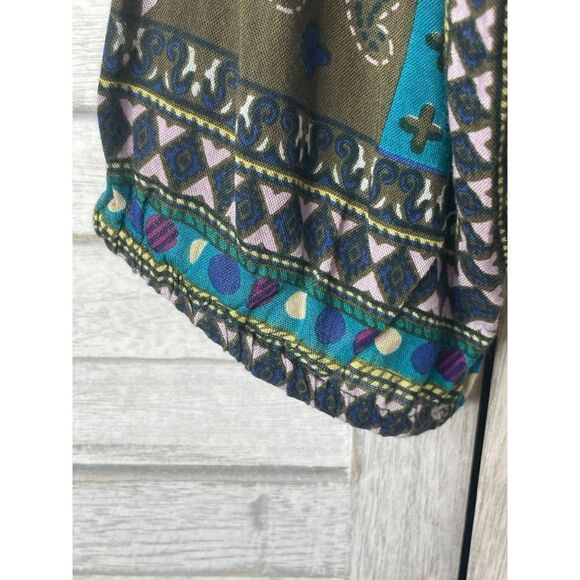 World Market Dress Geometric Aztec Pattern Long Sleeve Size Small/Medium - Picture 5 of 7